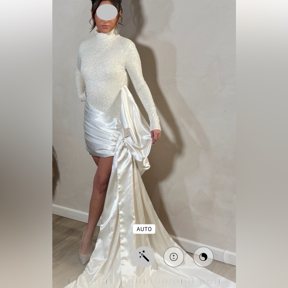 Custom made ivory dress